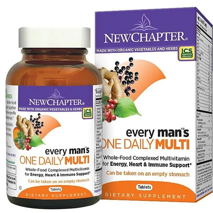 Мультивітаміни для чоловіків, Every Man's Multi, New Chapter, 1 в день, 96 таблеток: ціни та характеристики