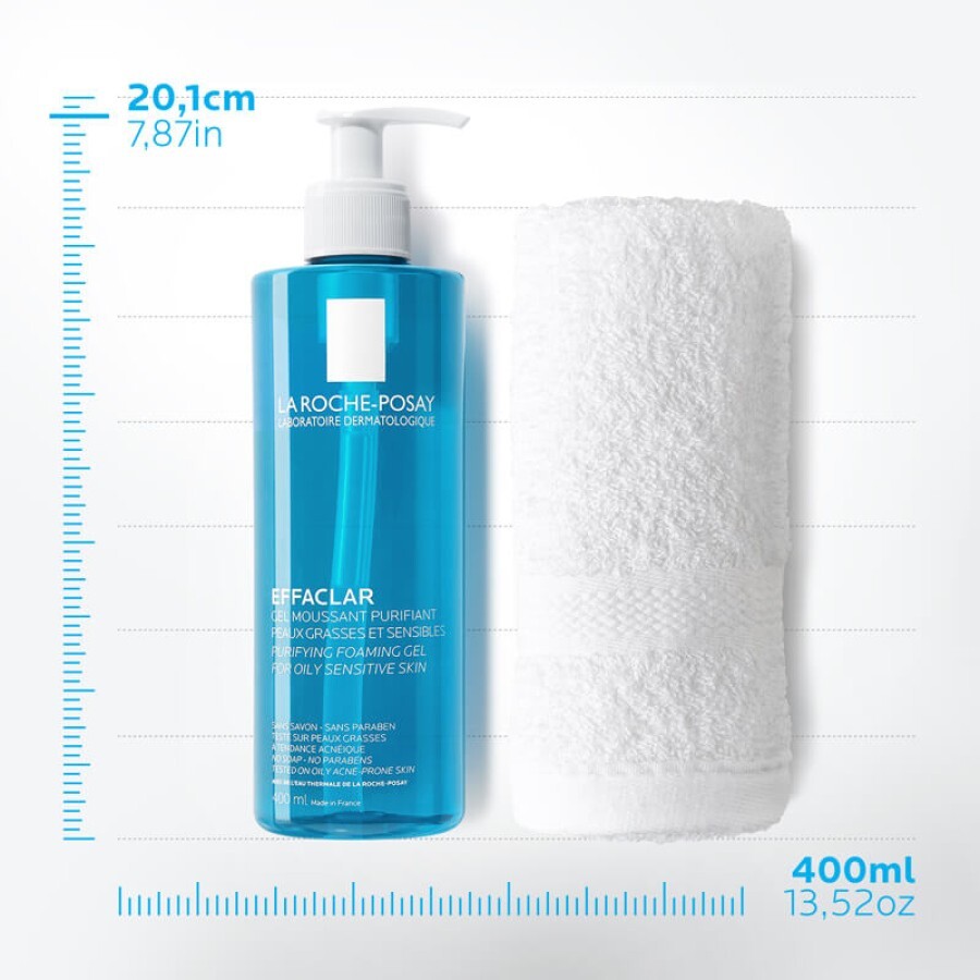 Гель-мус La Roche-Posay Effaclar для очищення жирної проблемної шкіри, 400 мл: ціни та характеристики
