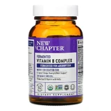 Комплекс витаминов B ферментированный, Fermented Vitamin B Complex, New Chapter, 60 веганских таблеток