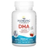 Рыбий жир экстра, DHA Xtra, Nordic Naturals, клубника, 1000 мг, 60 капсул