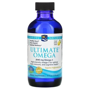 Концентрат рыбьего жира (лимон), Ultimate Omega, Nordic Naturals, 119 мл