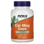 Кальций и магний, Cal-Mag Caps, Now Foods, с микроэлементами и витамином D, 120 капсул.