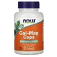 Кальций и магний, Cal-Mag Caps, Now Foods, с микроэлементами и витамином D, 120 капсул.