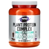 Протеїн рослинний, Plant Protein, Now Foods, комплекс з лободи, гороху та конопель, смак шоколадного мокко, 907 г