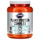 Протеїн рослинний, Plant Protein, Now Foods, комплекс з лободи, гороху та конопель, смак шоколадного мокко, 907 г