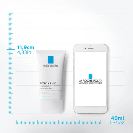 Крем для обличчя La Roche-Posay Effaclar MAT зволожуючий себорегулюючий проти блиску і розширених пор обличчя, 40 мл: ціни та характеристики