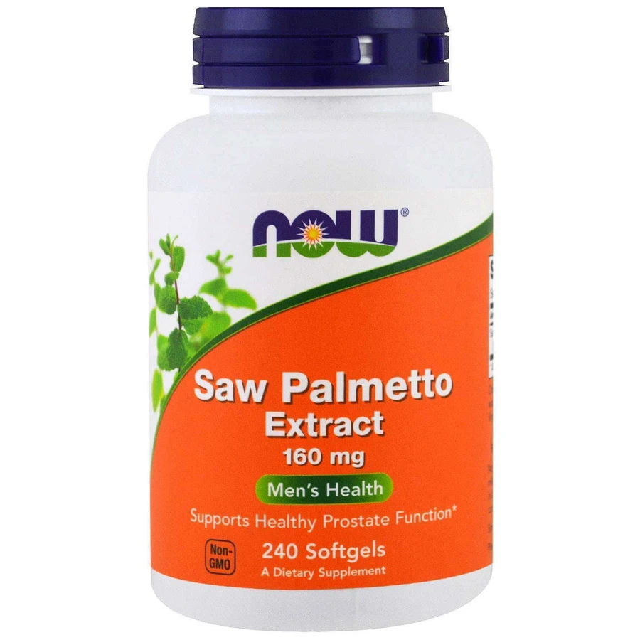 Профілактика простатиту, со пальметто, Saw Palmetto, Now Foods, 160 мг, 240 капсул: ціни та характеристики