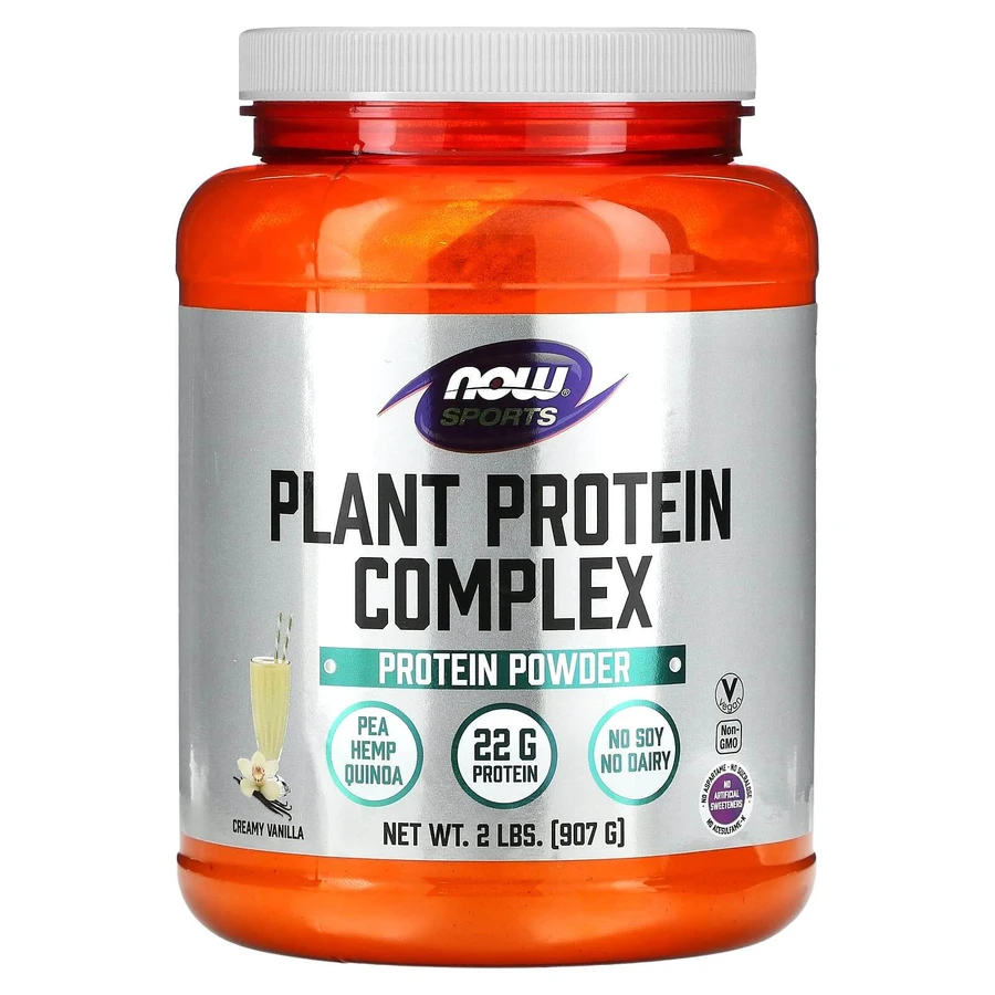 Протеин растительный, Plant Protein Complex, Now Foods, комплекс, сливочно-ванильный, 907 г: цены и характеристики
