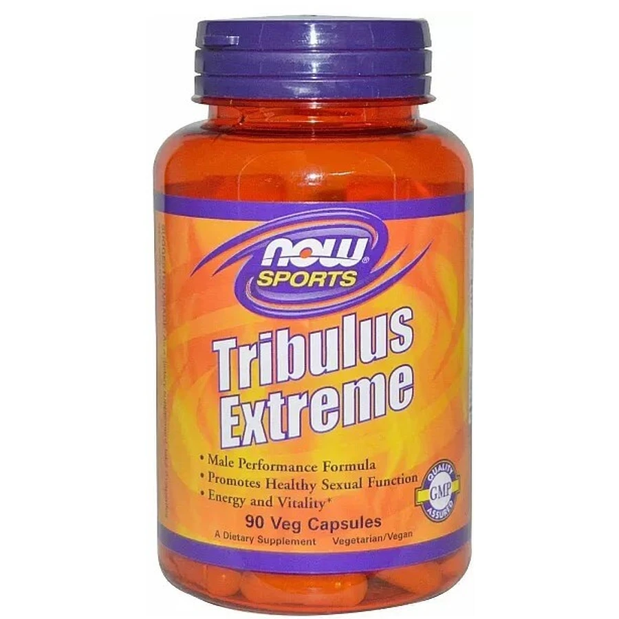 Трибулус Екстрім, Tribulus Extreme, Now Foods, Sports, чоловіче здоров'я, 90 вегетаріанських капсул: ціни та характеристики
