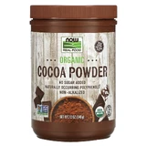 Порошок какао, Cocoa Powder, Now Foods, Real Food, органічний, 340 г