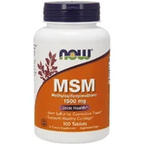 Метилсульфонінметан MSM, Now Foods, 1500 мг, 100 таблеток