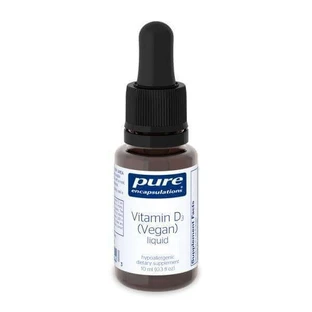 Витамин D3 жидкость (Веганская), Vitamin D3, Pure Encapsulations, 10 мл