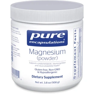 Магній (порошок), Magnesium (powder), Pure Encapsulations, 107 г