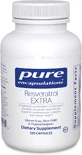 Ресвератрол, поддержка клеточной и сердечно-сосудистой функции, Resveratrol Extra, Pure Encapsulations, 120 капсул