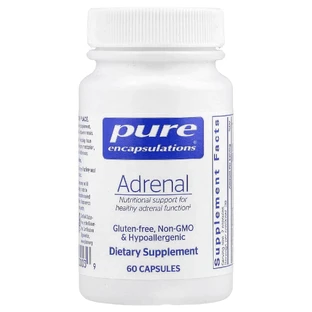 Підтримка здорової функції надниркових залоз, Adrenal, Pure Encapsulations, 60 капсул
