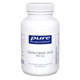 Альфа-ліпоєва кислота, Alpha Lipoic Acid, Pure Encapsulations, 400 мг, 120 капсул
