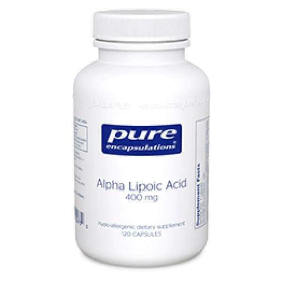 Альфа-липоевая кислота, Alpha Lipoic Acid, Pure Encapsulations, 400 мг, 120 капсул: цены и характеристики