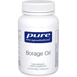 Масло Огурника, Borage Oil, Pure Encapsulations, 60 капсул