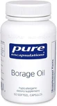 Масло Огурника, Borage Oil, Pure Encapsulations, 60 капсул