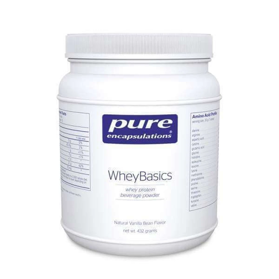 Сироватковий протеїн з амінокислотним профілем, WheyBasics, Pure Encapsulations, 432 г: ціни та характеристики
