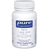 Альфа-ліпоєва кислота, Alpha Lipoic Acid, Pure Encapsulations, 400 мг, 60 капсул