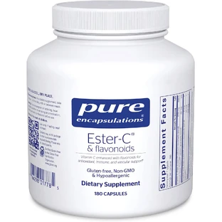 Ester-C и флавоноиды, Ester-C® & flavonoids, Pure Encapsulations, 180 капсул