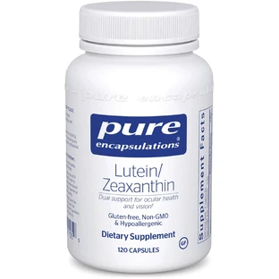 Лютеин Зеаксантин, Lutein/Zeaxanthin, Pure Encapsulations, 120 капсул