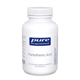 Пантотенова кислота, Pantothenic Acid, Pure Encapsulations, 120 капсул