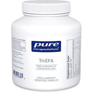 Омега-3 (смесь незаменимых жирных кислот), Tri-EFA, Pure Encapsulations, для сердечно-сосудистой системы, эмоционального состояния, здоровья суставов и кожи, 120 капсул.