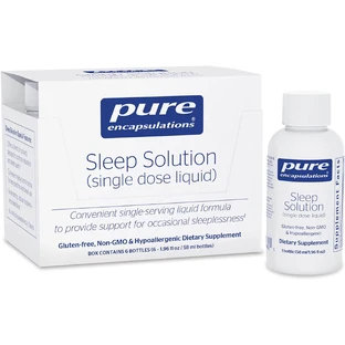 Поддержка сна, Sleep Solution, Pure Encapsulations, жидкость для разовой дозы, 6 шт. по 58 мл