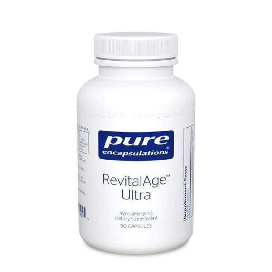 Антиоксидантно-митохондриальная формула, RevitalAge Ultra, Pure Encapsulations, для усиленной сердечно-сосудистой, метаболической и нейрокогнитивной поддержки, 90 капсулы: цены и характеристики
