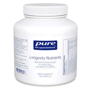 Питательные вещества для долгожительства, Longevity Nutrients, Pure Encapsulations, 240 капсул