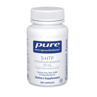 5-HTP (5-гидрокситриптофан), Pure Encapsulations, 50 мг, 180 капсул