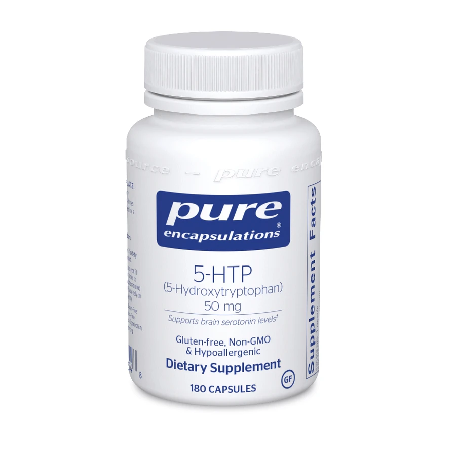 5-HTP (5-гидрокситриптофан), Pure Encapsulations, 50 мг, 180 капсул: цены и характеристики
