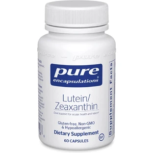 Лютеїн Зеаксантин, Lutein / Zeaxanthin, Pure Encapsulations, 60 капсул