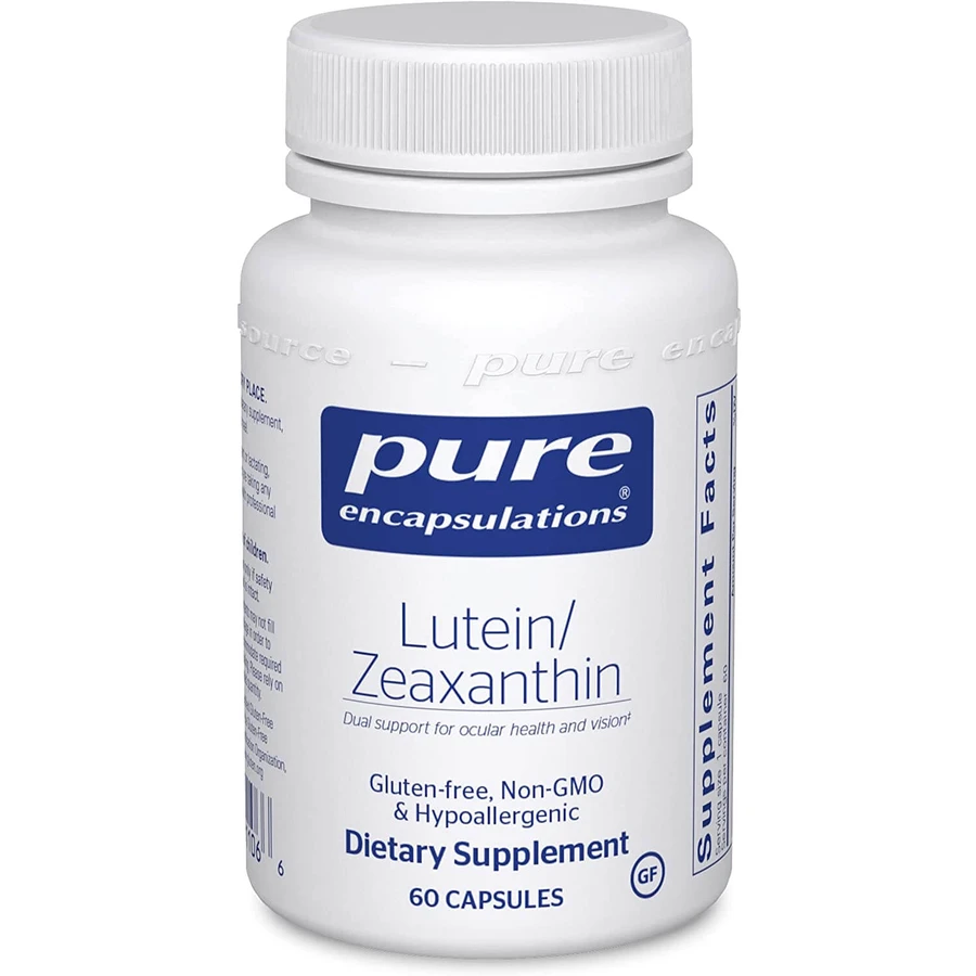 Лютеїн Зеаксантин, Lutein / Zeaxanthin, Pure Encapsulations, 60 капсул: ціни та характеристики