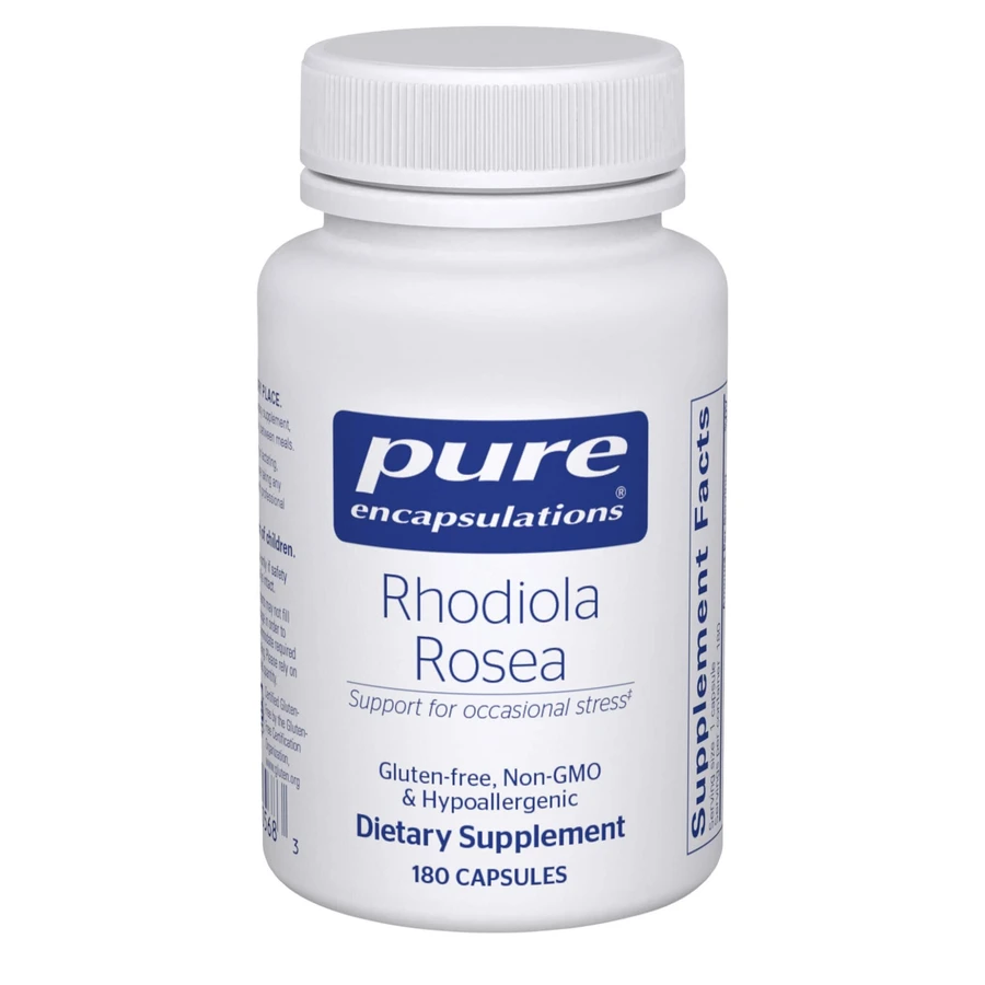 Родиола розовая, Rhodiola Rosea, Pure Encapsulations, для умеренного случайного физического стресса и дискомфорта, 180 капсул: цены и характеристики