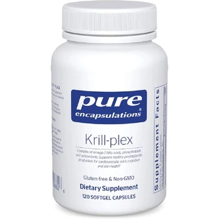Омега-3 жирні кислоти, фосфоліпіди і антиоксиданти, Krill-plex, Pure Encapsulations, комплекс, 120 капсул