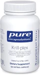 Омега-3 жирные кислоты, фосфолипиды и антиоксиданты, Krill-plex, Pure Encapsulations, комплекс, 120 капсул