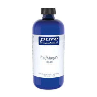 Кальций Магний Витамин D жидкий, Cal/Mag/D liquid, Pure Encapsulations, 480 мл