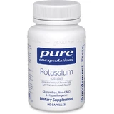Калій (цитрат), Potassium (citrate), Pure Encapsulations, для підтримки функцій нервів та м'язів, надниркових залоз, гормонів, здоров'я серця та енергії, 90 капсул