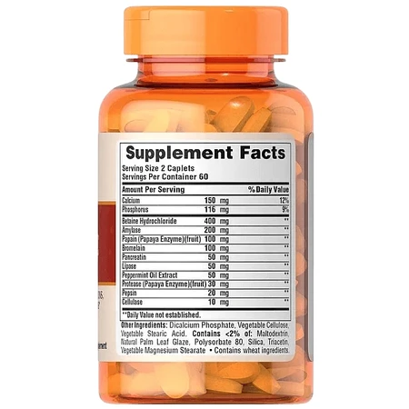 Мульти энзимы, Super Strength Multi Enzyme, Puritan's Pride, 60 капсул: цены и характеристики
