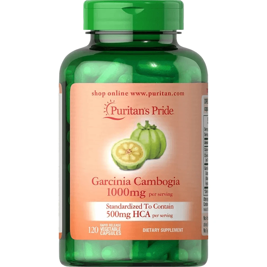 Гарцинія камбоджійська, Garcinia Cambogia, Puritan's Pride, 500 мг, 120 вегетаріанських капсул: ціни та характеристики