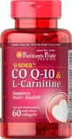 Коэнзим Q-10 + L-карнитин, Q-SORB™ Co Q-10 plus L-Carnitine, Puritan's Pride, 30/200 мг, 60 капсул