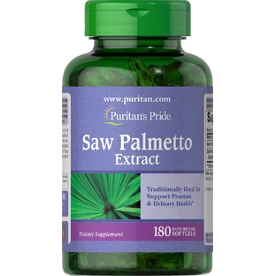 Со пальметто, Saw Palmetto, Puritan's Pride, экстракт, 180 капсул
