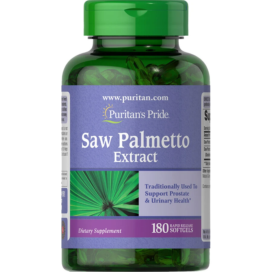 Со пальметто, Saw Palmetto, Puritan's Pride, экстракт, 180 капсул: цены и характеристики