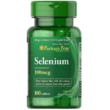 Селен, Selenium, Puritan's Pride, 100 мкг, 100 таблеток