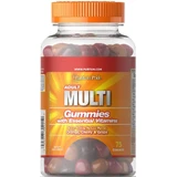 Мультивитамины для взрослых, Adult Multivitamin Gummy, Puritan's Pride, со вкусом апельсин-виноград-вишня, 75 жевательных таблеток