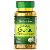 Часник, Odorless Garlic, Puritan's Pride, без запаху, 500 мг, 250 капсул