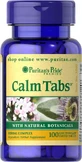 Трав'яна заспокійливе формула, Calm Tabs, Puritan's Pride, 100 таблеток